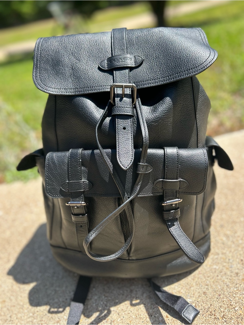 Coach Hudson backpack leather rucksack